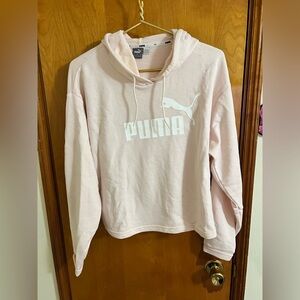 PUMA Women's Light Pink Hoodie XL